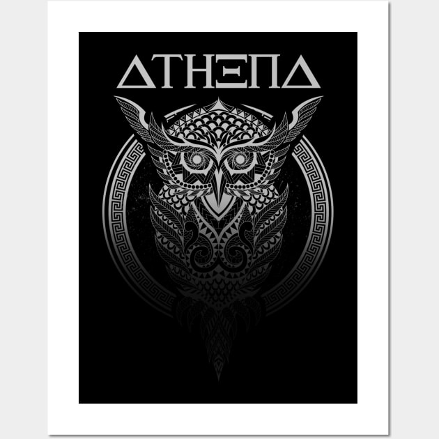 'Athena Ancient Greek Goddess' Athens Greek Mythology Gift Wall Art by ourwackyhome